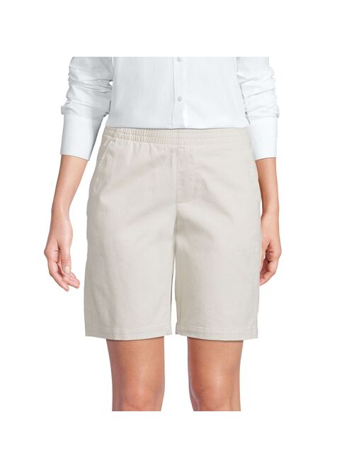 Women's Lands' End Pull-On Chino Bermuda Shorts