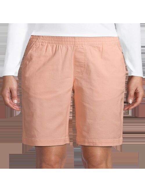 Women's Lands' End Pull-On Chino Bermuda Shorts