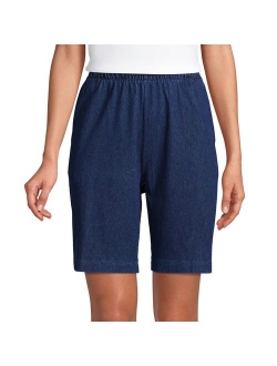 Petite Lands' End Sport Knit Pull-On Shorts