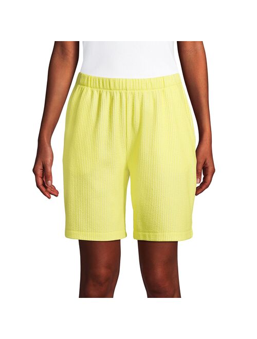 Petite Lands' End Sport Knit Pull-On Shorts