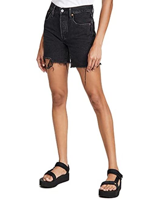 Levi's Women's Premium 501 Mid Thigh Short