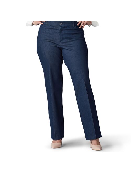 Lee Women's Plus Size Flex Motion Regular Fit Trouser Pant