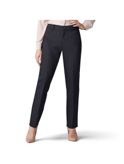 Women's Petite Secretly Shapes Regular Fit Straight Leg Pant