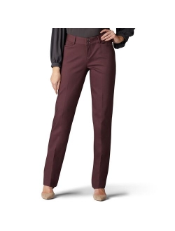 Women's Petite Secretly Shapes Regular Fit Straight Leg Pant