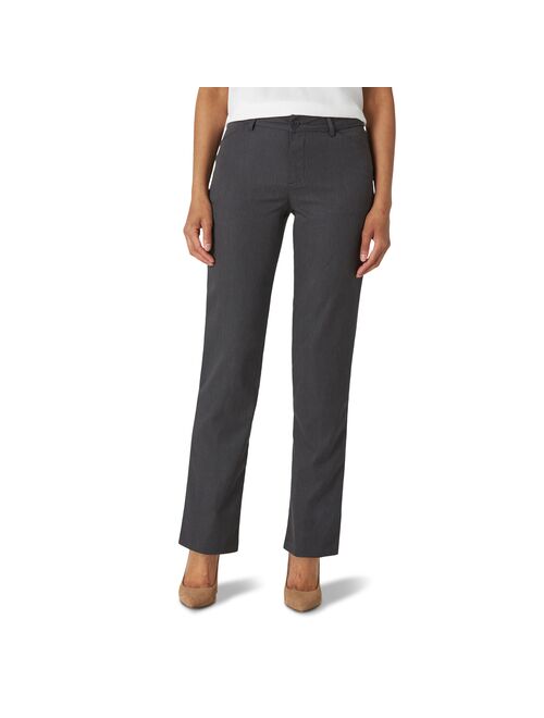 Petite Lee® Wrinkle-Free Relaxed Fit Pants