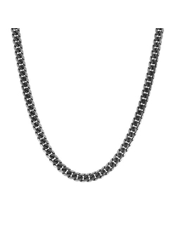 Stainless Steel Curb Chain Necklace - 24 in.