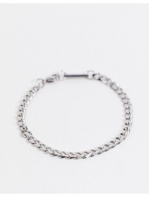 Icon Brand stainless steel bracelet in silver