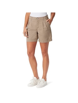 Women's High Rise 6" Inseam Pleated Short