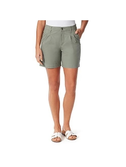 Women's High Rise 6" Inseam Pleated Short