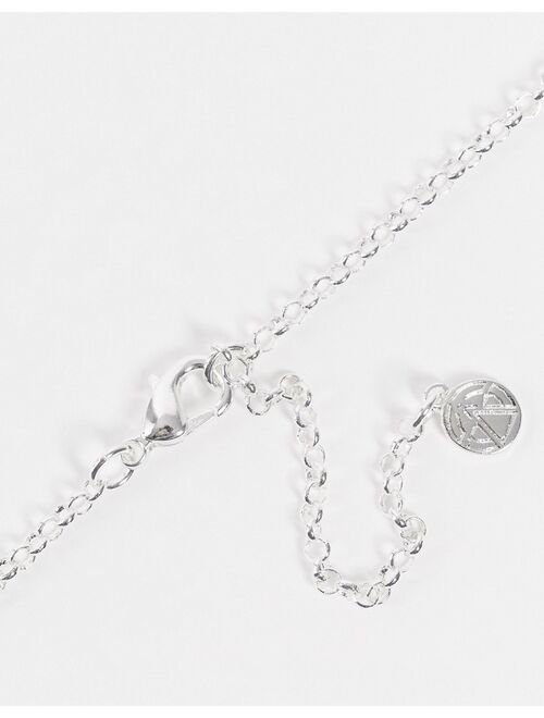 Chained and Able st christopher pendant in silver