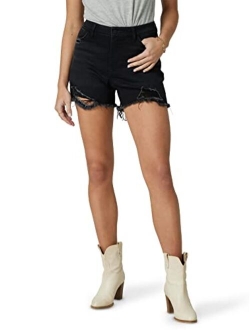 Women's 4" Fray Jean Short