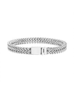 Men's Stainless Steel Foxtail Chain Bracelet