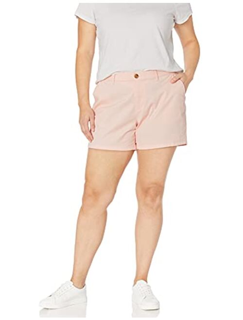 Amazon Essentials Women's Plus Size 5 Inch Inseam Chino Short