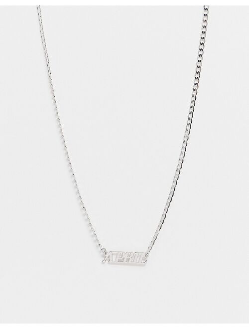 DesignB stainless steel neckchain with april pendant