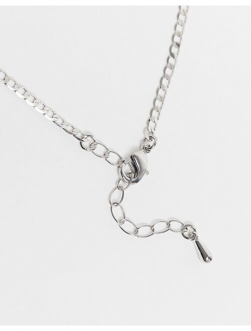 DesignB stainless steel neckchain with april pendant