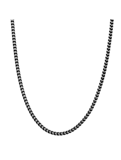 Stainless Steel 4 mm Foxtail Chain Necklace