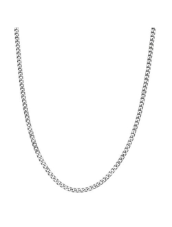 Stainless Steel 4 mm Foxtail Chain Necklace