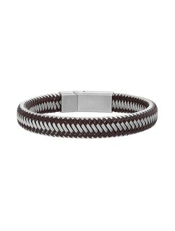 Men's 1913 Two Tone Woven Stainless Steel Woven Bracelet