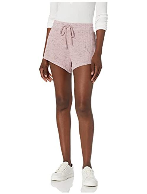 Lucky Brand Women's Hacci Drawstring Waist Rib Short