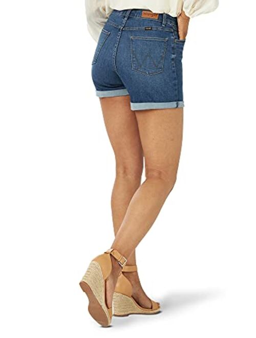 Wrangler Women's 4" Rolled Jean Short