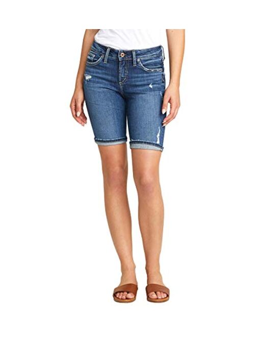 Silver Jeans Co. Women's Suki Mid Rise Short