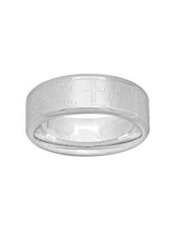 Stainless Steel "The Lord's Prayer" Band - Men