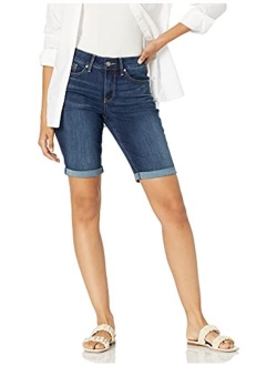 Women's Petite Briella Jean Shorts with Roll Cuffs | Slimming & Flattering Fit