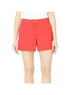 Women's Comfort Tailored Stretch Cotton Solid and Novelty Short