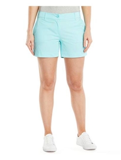 Women's Comfort Tailored Stretch Cotton Solid and Novelty Short