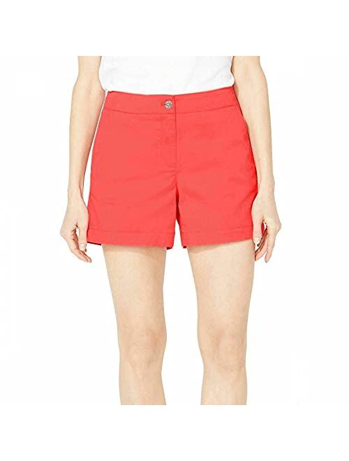 Nautica Women's Comfort Tailored Stretch Cotton Solid and Novelty Short