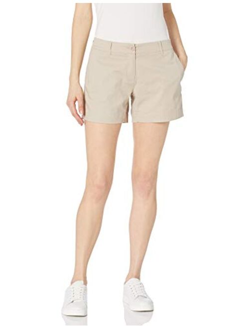 Nautica Women's Comfort Tailored Stretch Cotton Solid and Novelty Short