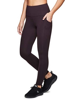 Active Women's Power Hold High Waist Soft Athletic Yoga Legging with Pockets