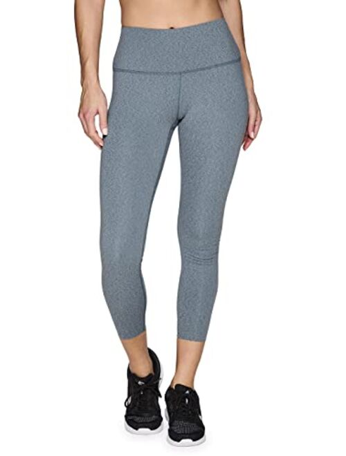 RBX Active Women's Super Soft Peached Space Dye Full Length Workout Running Yoga Legging