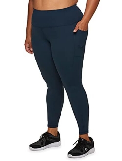 Active Women's Plus Size Stretch Ankle/Full Length Workout Running Gym Yoga Leggings