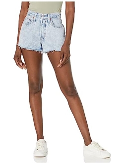 501 Original Frayed Jeans Shorts