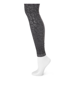 Women's Fleece Lined Embossed Leggings