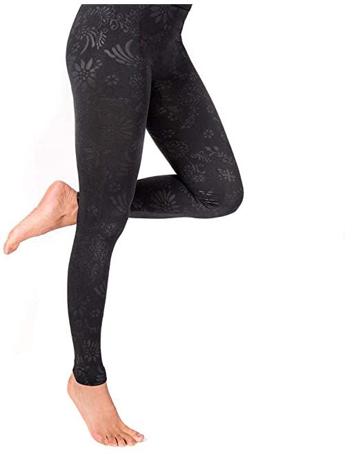 MUK LUKS S Women's 1-Pair Embossed Leggings