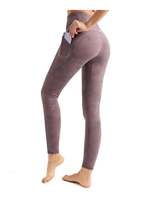 RUNNING GIRL Leggings for Women with Pockets, High Waist Yoga Leggings Workout Leggings for Women with Pockets