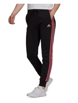 Women's Cotton Fleece 3-Stripe Jogger