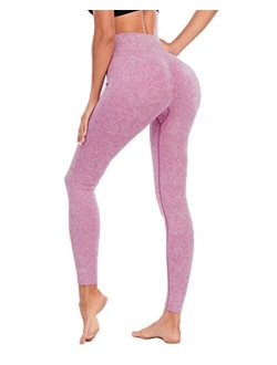 Seamless Butt Lift Leggings for Women,Ultra Soft High Waist Yoga Leggings for Women Workout