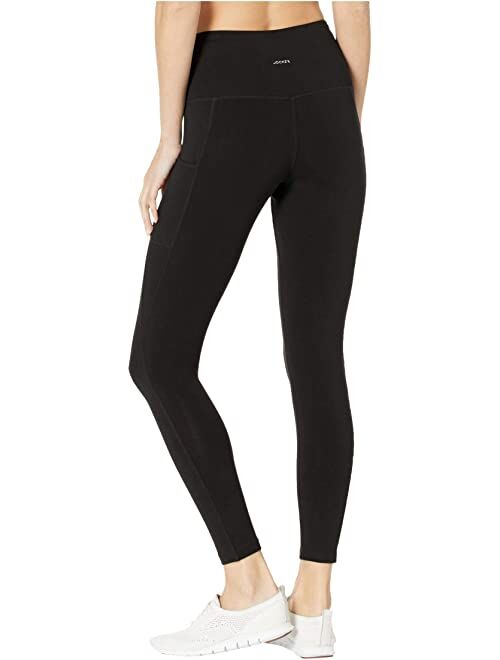 Jockey Active Cotton/Spandex Basics 7/8 Leggings w/ Side Pocket