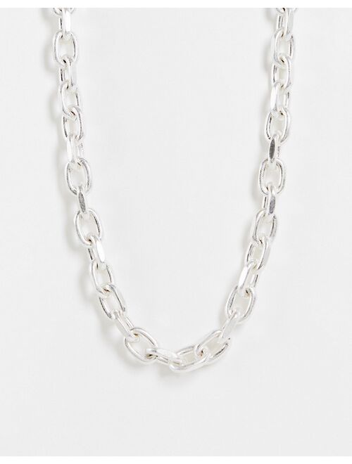 Icon Brand Industrial chain necklace in silver