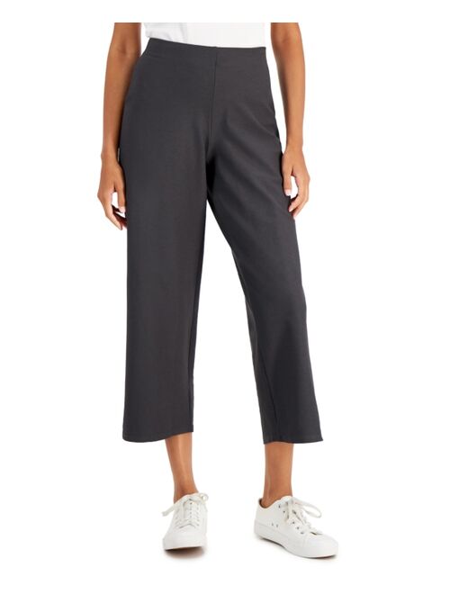 Eileen Fisher Straight-Leg Cropped Pants