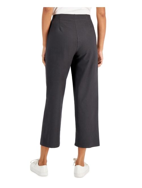 Eileen Fisher Straight-Leg Cropped Pants