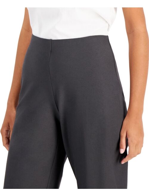 Eileen Fisher Straight-Leg Cropped Pants