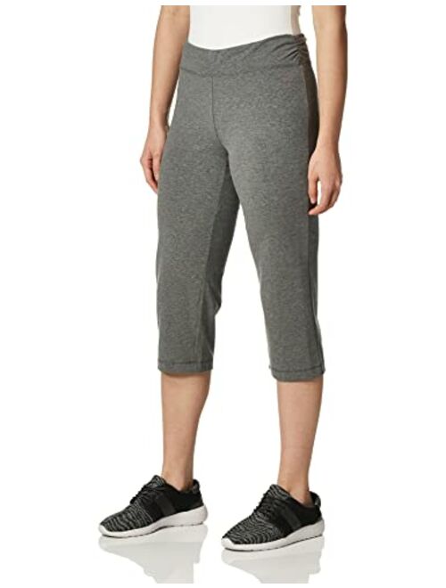 Danskin Women's Sleek fit Crop Pant w/Comfort Waistband