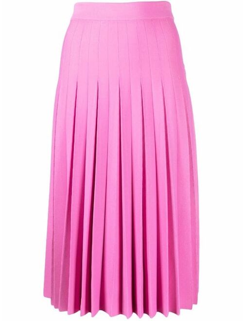 Balenciaga pleated midi skirt