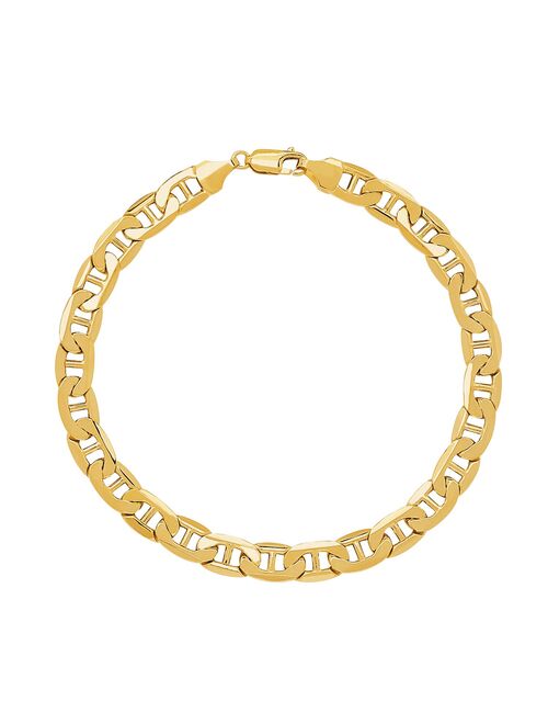 Everlasting Gold 10k Gold Mariner Chain Bracelet