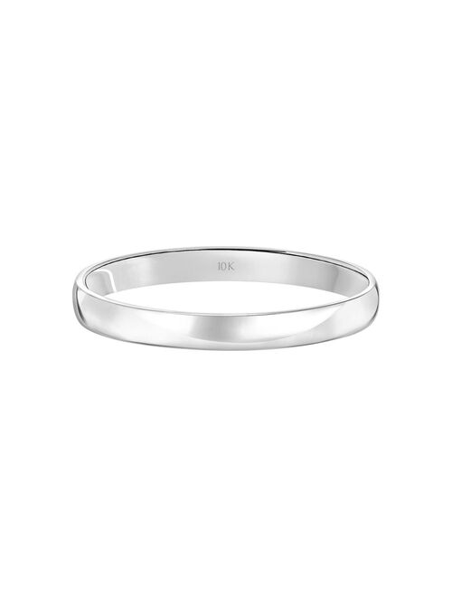 Love Always 10k Gold 3 mm Men's Wedding Band