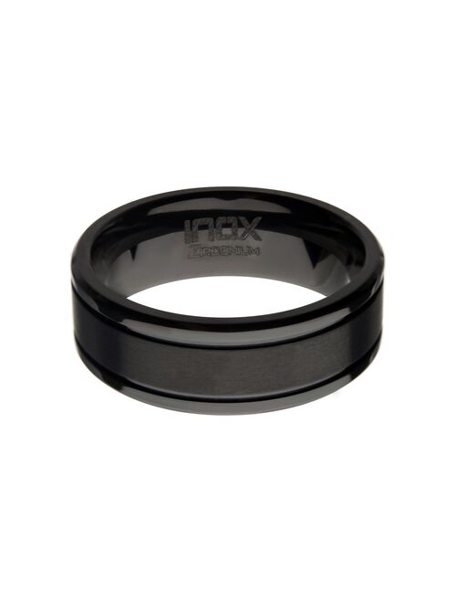 Men's Black Zirconium Brushed Ring